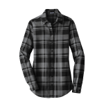 Port Authority Women's Plaid Flannel Tunic .